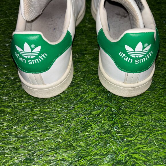 addias stan smith shoes womens 6 green white casual sneaker fashion - Picture 5 of 10